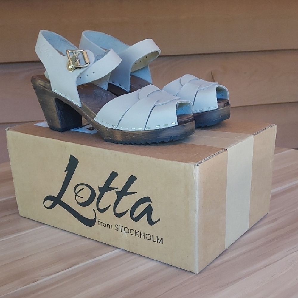 Lotta From Stockholm Peep Toe Clogs - Picture 3 of 8